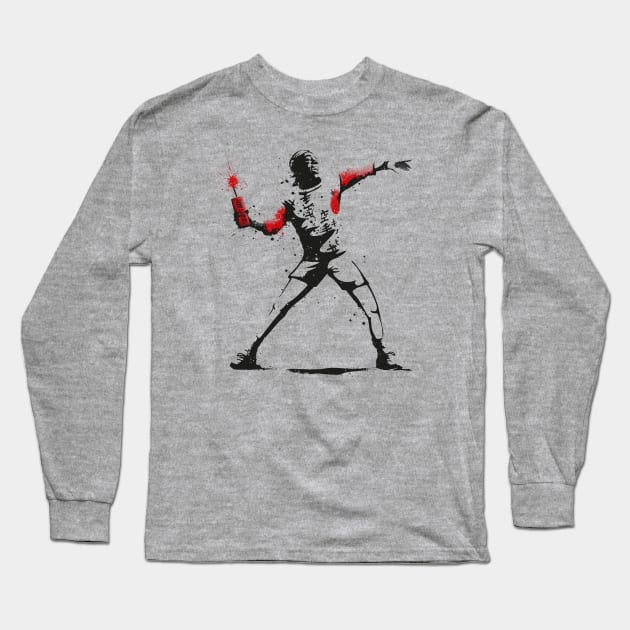 Fireworks thrower Long Sleeve T-Shirt by teesgeex